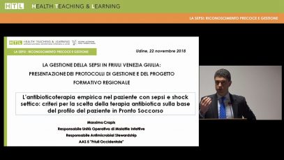 L antibioticoterapia empirica nel paziente con sepsi e shock settico. Massimo Crapis