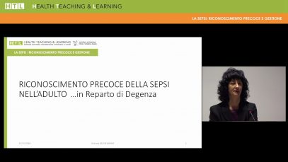 Riconoscimento precoce della sepsi nell’adulto in reparto di degenza. Sabina Bedin