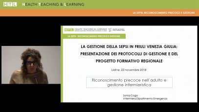 Riconoscimento precoce nell’adulto in PS ( il Triage) e gestione infermieristica. Sonia Cogo